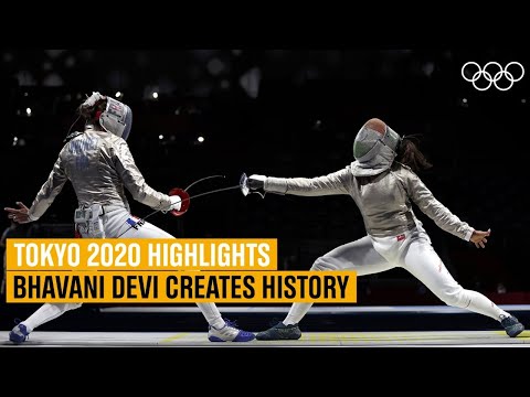 भवानी देवी का ओलंपिक डेब्यू! 🤺 | फेंसिंग टोक्यो 2020 हाइलाइट्स