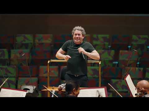 Gustavo Dudamel rehearses &quot;The Firebird&quot; suite with the Los Angeles Philharmonic