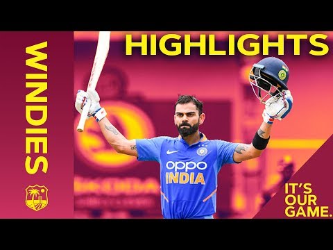 Magnificent Virat Kohli Hits Brilliant Century | Windies vs India 2nd ODI 2019 - Highlights