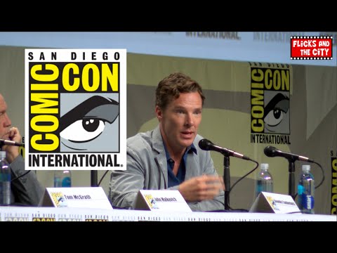 BENEDICT CUMBERBATCH At Comic Con - Doctor Strange, Sherlock &amp; Penguins of Madagascar