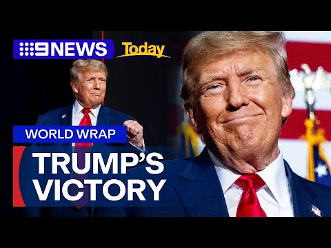 Donald Trump&rsquo;s historic Iowa caucus win | 9 News Australia