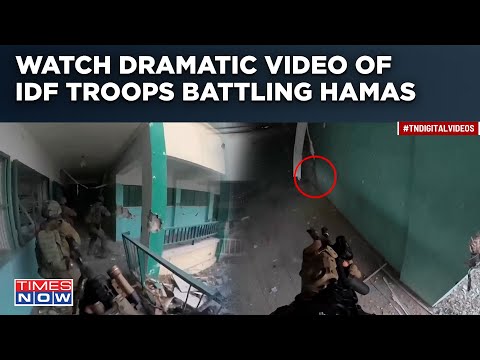 Watch: Dramatic Video Shows Israeli Troops Battling Hamas Fighters In Tunnel Under Gaza School