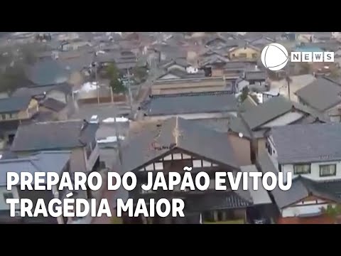 Estrutura dos pr&eacute;dios e treinamento &agrave; popula&ccedil;&atilde;o evitaram uma trag&eacute;dia maior no Jap&atilde;o