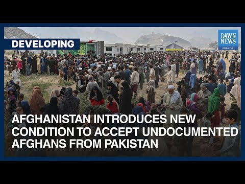 Afghanistan Introduces New Condition To Accept Afghans Returning From Pakistan | Dawn News English