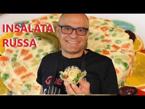 Insalata Russa ANNI 80 ANNI 90 e 2050 ricetta insalata russa e la sua presentazione