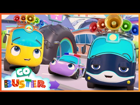 NEW! The Siren Chase | Go Buster - Bus Cartoons &amp; Kids Stories