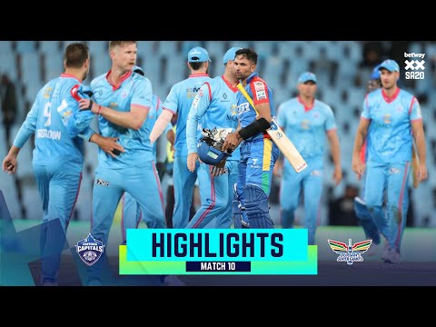 Betway SA20 | Match 10 Highlights | Pretoria Capitals v Durban's Super Giants