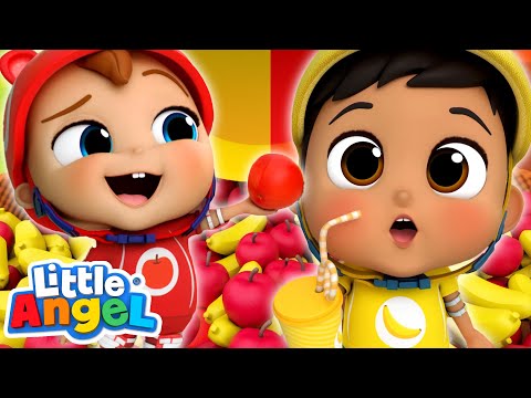 Red vs Yellow - Apples and Bananas Song with Baby John vs Manny | Kids Cartoons and Nursery Rhymes