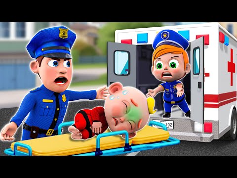 Police Officer &amp; Super Ambulance - Don't Eat Dirty Food Song &amp; More Nursery Rhymes &amp; Kids Songs