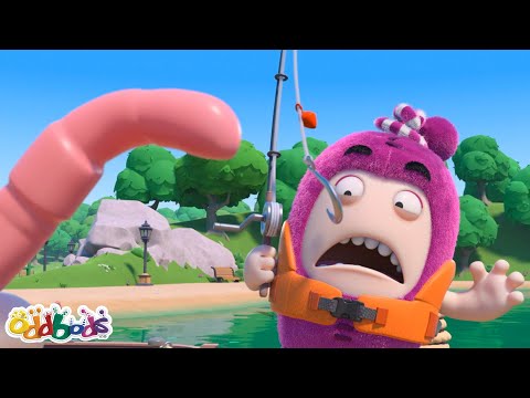 Fishing Trip Fall Out! 🎣 | Oddbods TV Full Episodes | Funny Cartoons For Kids