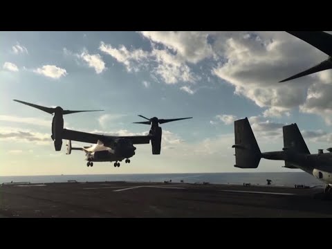 Air Force Osprey crashes off coast of Japan; at least one U.S. service member dead