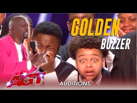 Detroit Youth Choir: Terry Crews In TEARS As He Hits The Golden Buzzer! | America's Got Talent 2019