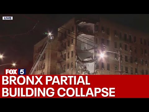 FDNY responds to partial building collapse in Morris Heights