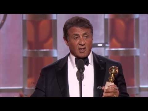 (Extended) Tearful Sylvester Stallone Wins First-Ever Golden Globe for CREED