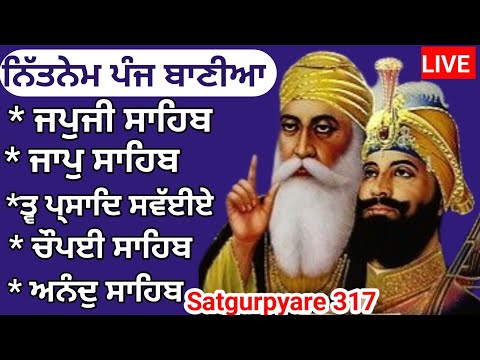 ਧੁਰ ਕੀ ਬਾਣੀ |Nitnem Panj bania | ਨਿਤਨੇਮ ਪੰਜ ਬਾਣੀਆ | Nitnem | ਨਿਤਨੇਮ | नितनेम |ਜਪੁਜੀ @satgurpyare 317