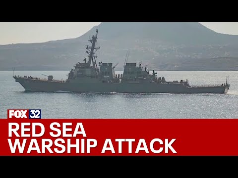 US warship responds to attack in Red Sea