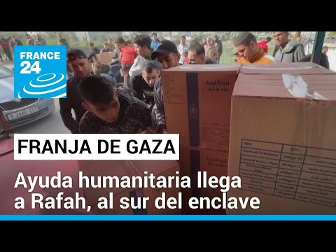 Autoridades de Gaza denuncian que no es suficiente el ingreso de ayuda humanitaria