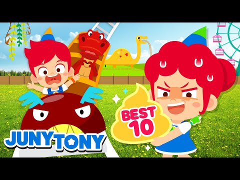 🏆 JUNYTONY BEST Kids Songs | Underground Animals, Five Little Dino Eggs | Kids Songs | JunyTony