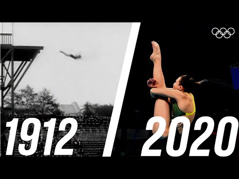 108 years later... 💦  | Diving 10m Platform then &amp; now!