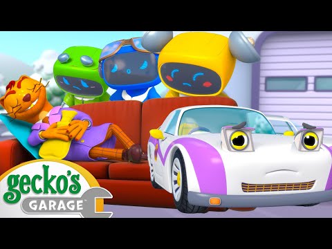 Weasel is Sick | Gecko's Magical World | Animal &amp; Vehicle Cartoons | Cartoons for Kids