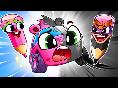 Funny Drawing Pencils 🎨| Let's color Baby Cars 🖌️ | Songs for Kids by Toonaland