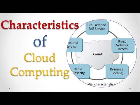 Characteristics of Cloud Computing