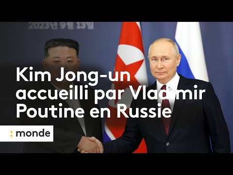 Kim Jong-un accueilli par Vladimir Poutine en Russie