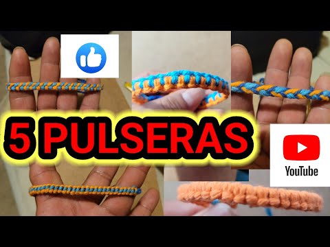 LAS 5 PULSERAS MAS SENCILLAS QUE PUEDES HACER.