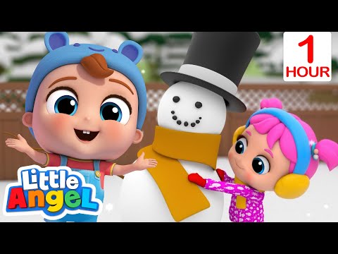 This is Winter Song❄️ | Little Angel | Kids Cartoons &amp; Nursery Rhymes | Moonbug Kids