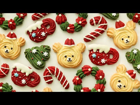 🎄🎅 So cute Santa Bear and the best Christmas cookie recipe 🎄