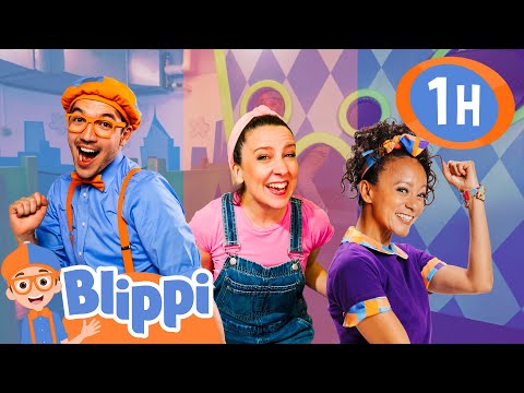 Blippi, Meekah, and Ms. Rachel's BEST Collaboration Musical Day!⭐🎵 | Kids Adventure | Moonbug Kids