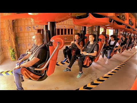 The Mayan Roller Coaster Ride at Theme Park Energylandia in Poland