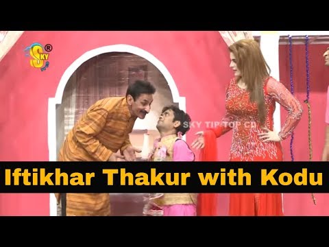 Iftikhar Thakur with Vicky Kodu and Zulfi | New Pakistani Stage Drama | Dilbara Comedy Clip 2019