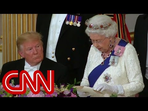 Watch the Queen's toast to President Trump