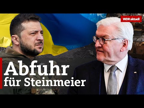 Selenskyj: Steinmeier soll nicht in die Ukraine kommen | WDR aktuell