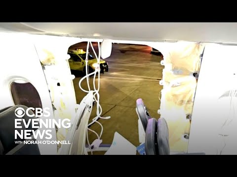 Fuselage of Alaska Airlines flight gets blown out midflight