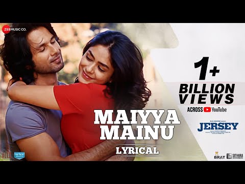 Maiyya Mainu - Lyrical | Jersey | Shahid Kapoor, Mrunal Thakur| Sachet-Parampara| Shellee | Gowtam T