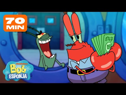 Bob Esponja | Todas as Competi&ccedil;&otilde;es do Siri Cascudo vs. Balde de Lixo! | Bob Esponja em Portugu&ecirc;s