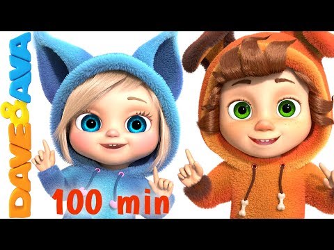 One Little Finger | Cartoon Animation Nursery Rhymes &amp; Songs for Children | Dave and Ava