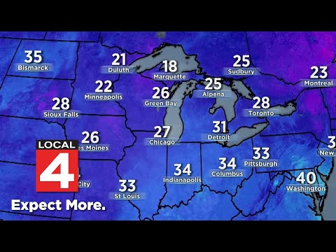 Metro Detroit weather forecast Jan. 1, 2024 -- 11 p.m. Update