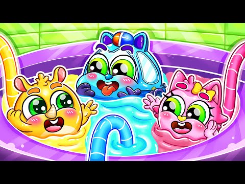 Baby Let's Take A Color Bath Song🛁Fun Bath Time Song🚓+More Nursery Rhymes by Baby Cars &amp; Friends