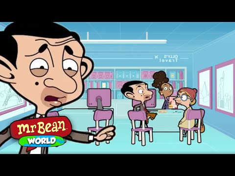 Bean Books a Holiday! | Mr Bean Animated Full Episodes | Mr Bean World