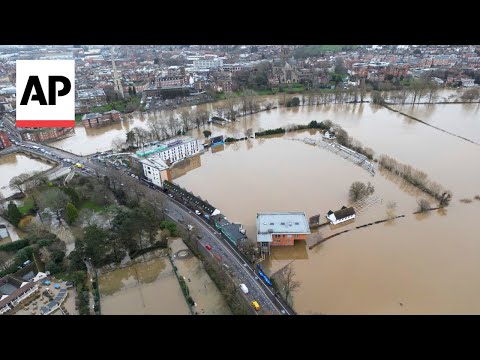 Heavy flooding leaves parts of England submerged