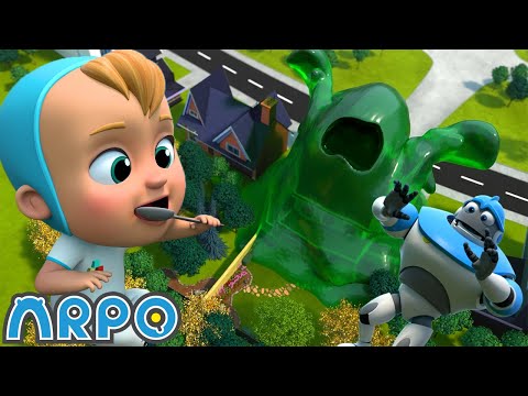 2 Hours of ARPO The Robot Stories | SLIME ATTACKS! | No Dialogue Comedy Cartoons for Kids