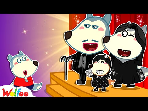 My Family is Wednesday Addams - Wolfoo Family Stories for Kids 🤩 