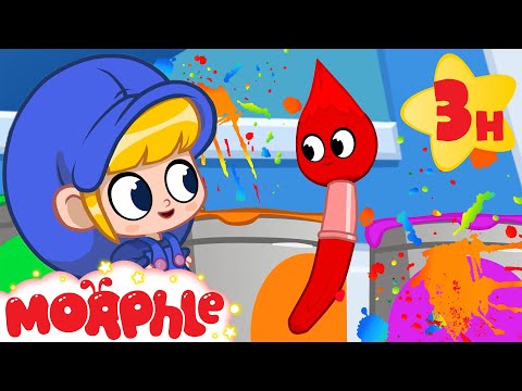 ? Learn Colours with Morphle! ? | Morphle's Family | My Magic Pet Morphle | Kids Cartoons