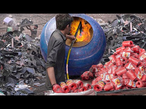 How They Recycle Massive Amount of Plastic Waste in Local Factory