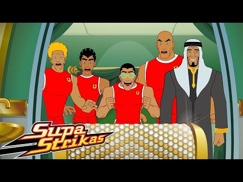 Sky-High Soccer Secrets on the Sheik's Plane! 🚁 Supa Strikas Soccer Cartoon - Mystery in the Clouds