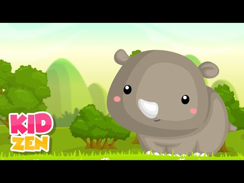 Calming &amp; Relaxing Music for Children | Dreamy Field 🦏 Soft Piano Music for Kids (Extended 3 Hours)