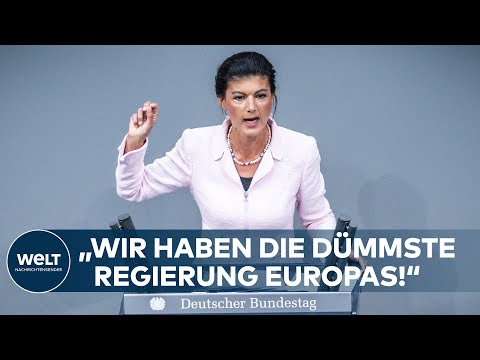 &bdquo;Wie bescheuert ist das denn? Wir haben die d&uuml;mmste Regierung Europas!&ldquo; WAGENKNECHT teilt aus